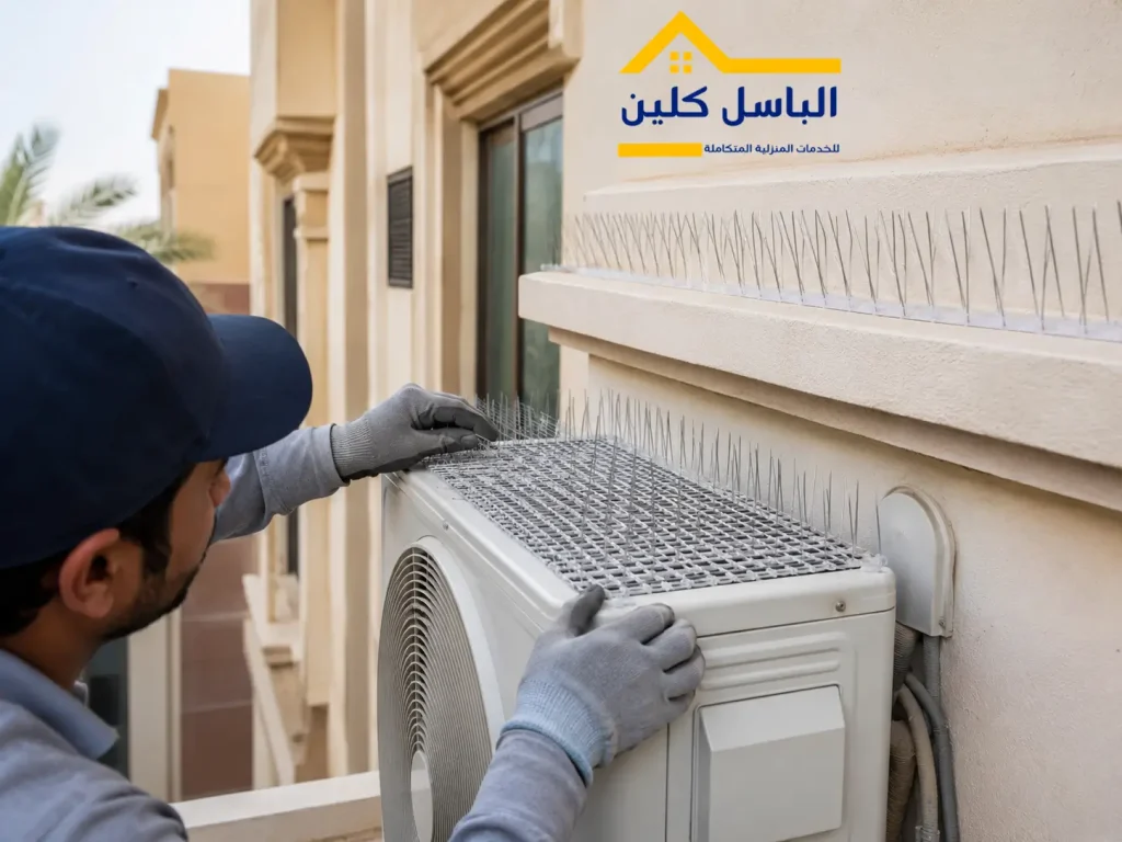 حماية المكيفات من الحمام