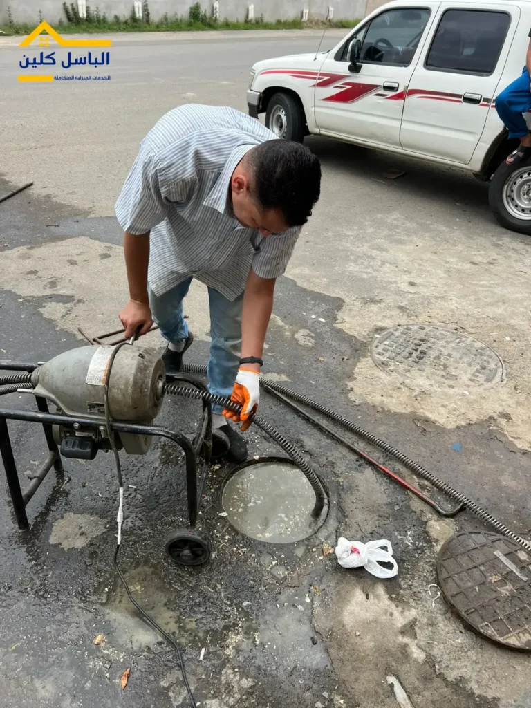 تسليك مجاري بالضغط